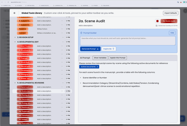 Michael's Plotdrive workflow - step 2
